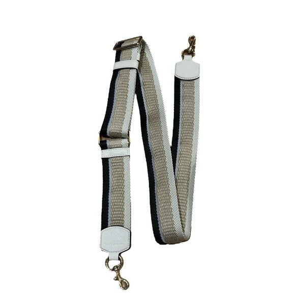 Marc Jacobs Purse The J Marc Shoulder Crossbody Bag Black Beige Cream Gold OS - Picture 12 of 16